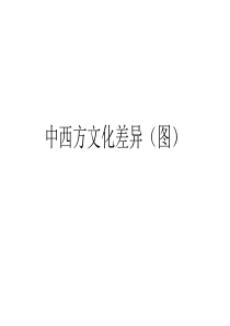 中西方文化差异(图)