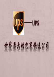 UPS战略管理