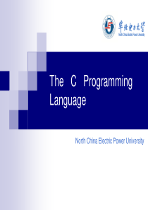 programming in ANSI C-Chapter 1 Overview of C