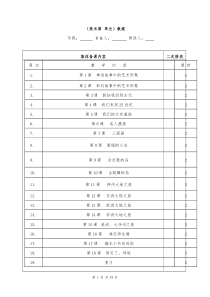 岭南版(新)六年级下册美术教案