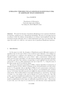 An averaging theorem for quasilinear Hamiltonian P