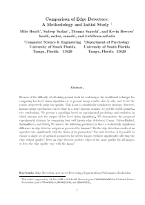 Comparison of Edge Detectors A Methodology and Ini