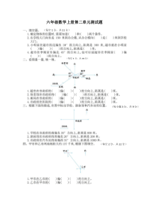 人教版六年级上册数学第二单元测试卷及答案