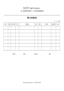 聘约人员任用核定表(1)