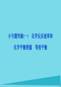 高中化学 第二章 化学反应速率和化学平衡小专题突破(一)课件 新人教版选修4