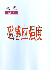 人教版高中物理选修3-1第三章第二节课件：磁感应强度 (共17张PPT) (1)