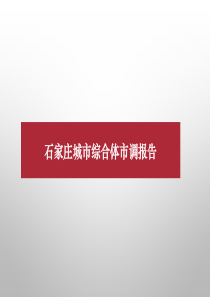 石家庄商圈市场调查资料