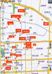 石家庄市2007―2008楼市盘分布图