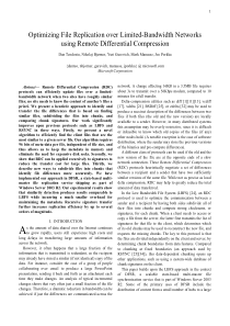 Optimizing File Replication over Limited-Bandwidth