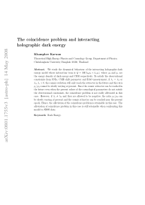 The Coincidence Problem and Interacting Holographi