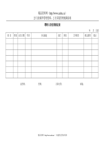 试用与聘用-聘约人员任用核定表