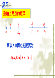 两点之间的距离公式及中点坐标公式