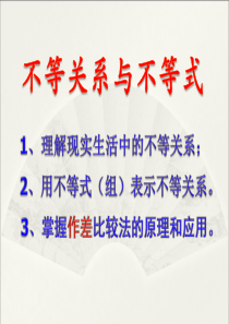 3.1.1 不等关系与不等式(优质课件)