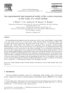 An experimental and numerical study of the vortex 