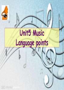 unit5 music language 知识点