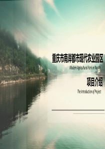 重庆市南岸都市现代农业园项目介绍