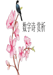 赏析：数字诗