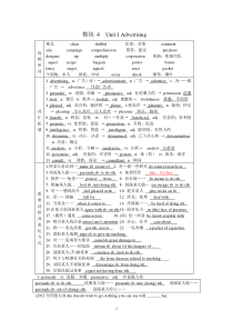 牛津高中英语m4u1u2