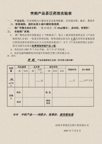 突刺产品市场推广方案-零售户