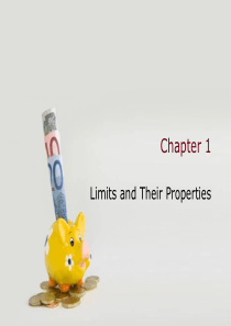 Calculus Chapter 1 limits and its properties 极限及其性