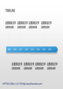 PPT时间轴模板大全