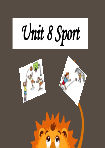 开心学英语三年级上册 U8 Sport