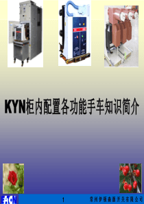 KYN-28开关柜常用手车知识简介