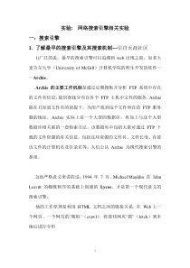 10级 实验  网络搜索引擎&网络视频版权之争