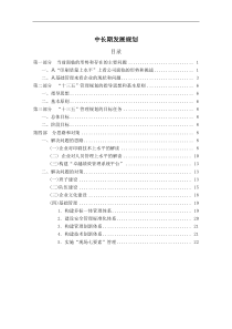 企业战略--中长期发展规划