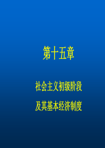 第十五章 社会主义初级阶段及其基本经济制度