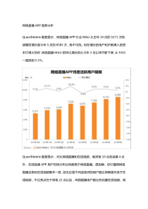 网络直播APP趋势分析