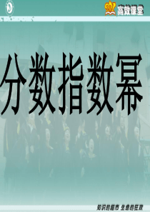 《实数指数幂及其运算法则》ppt课件