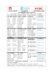 H3C-华为四川地区金牌 Q4政策 专业整体解决方案供应商