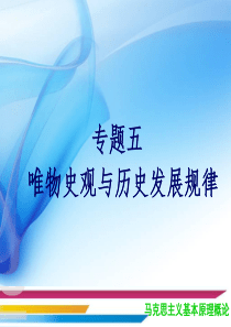 马克思主义基本原理 第三章  人类社会及其发展规律