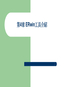 最新ERwin工具介绍