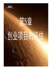 04 创业项目的评估