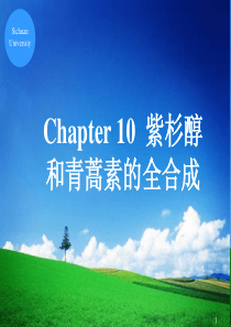 有机合成课件――Chapter 10 紫杉醇和青蒿素的全合成