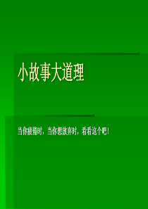 31小故事大道理