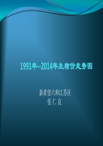 1991-2014生猪价格走势