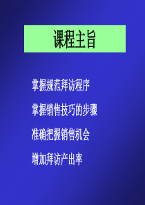 【培训课件】医药代表拜访技巧