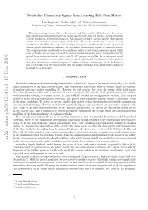 Neutralino Gamma-ray Signals from Accreting Halo D