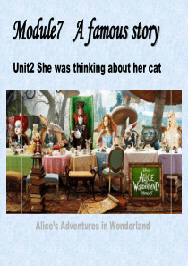 外研版英语module7 unit 2 she was thinking about her cat