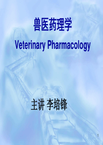 兽医药理学课件(ppt)-兽医药理学Veterinary