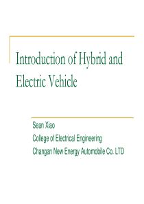 introduction of electric vehicle