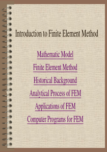 Introduction to Finite Element Method