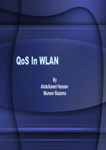 WLAN QoS