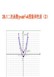 [名校联盟]湖北省武汉市北大附中武汉为明实验中学九年级数学《26.1二次函数y=ax2+k图象和性质