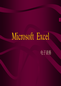 90Excel2003课件