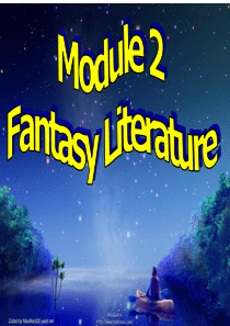 book 6 module 2 Fantasy literature  introduction a