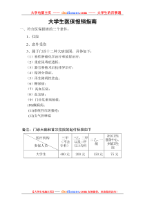 大学生医保报销指南